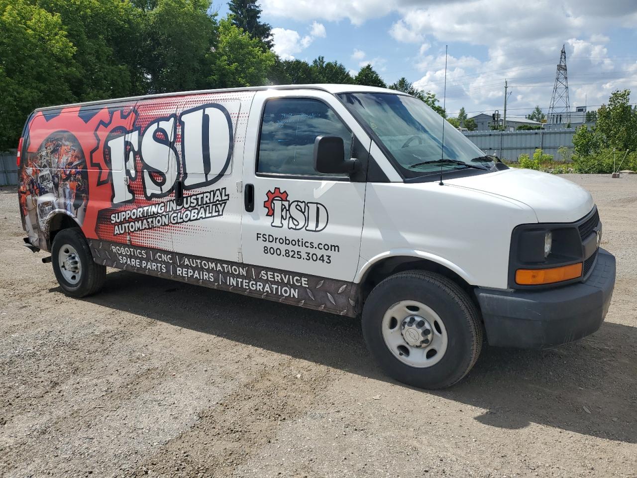 2015 CHEVROLET Express 2500 VIN 1GCWGGFF6F1244443 photo 4