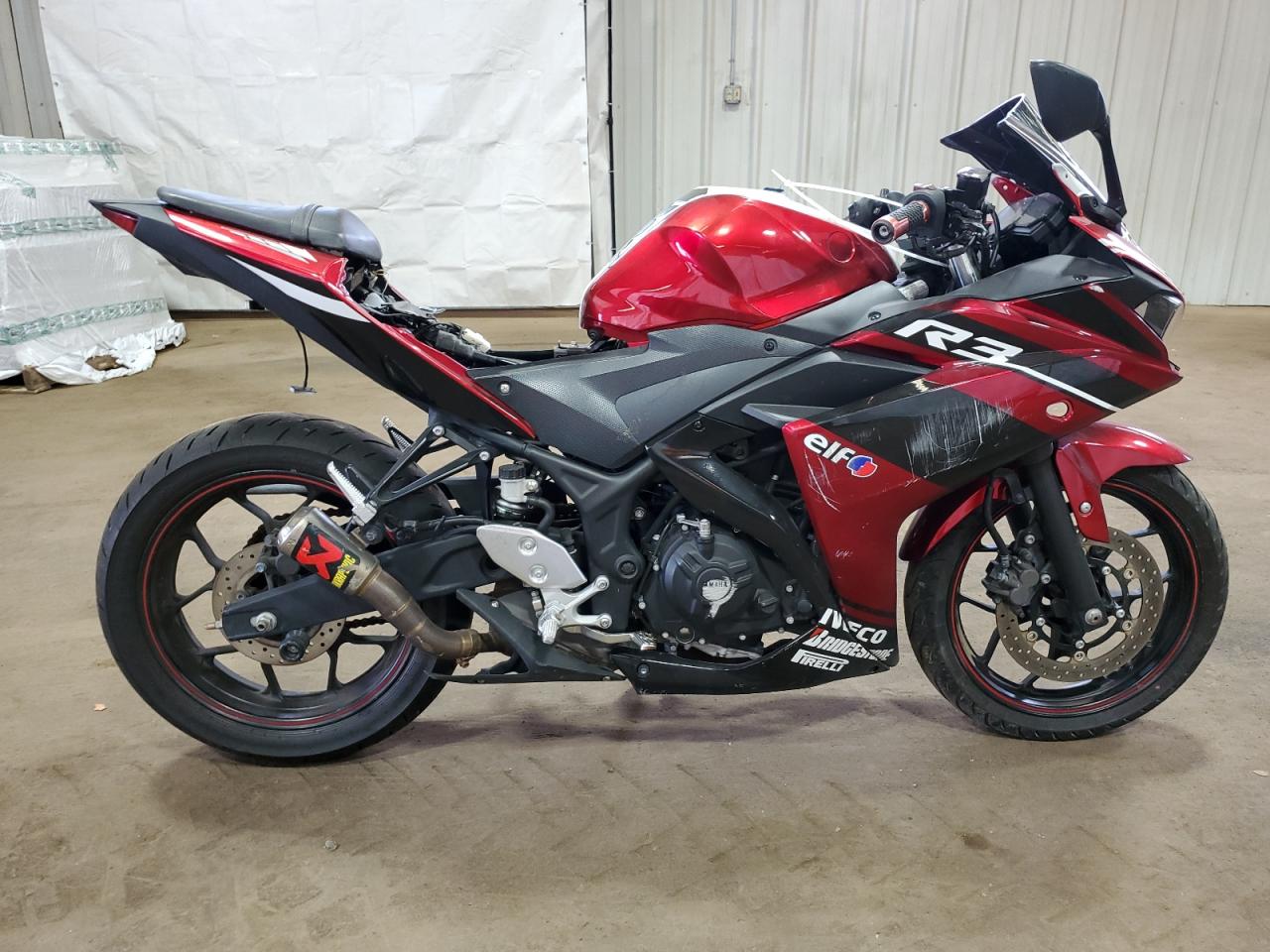 2015 YAMAHA YZFR3 VIN MH3RH06Y5FK007263 photo 1