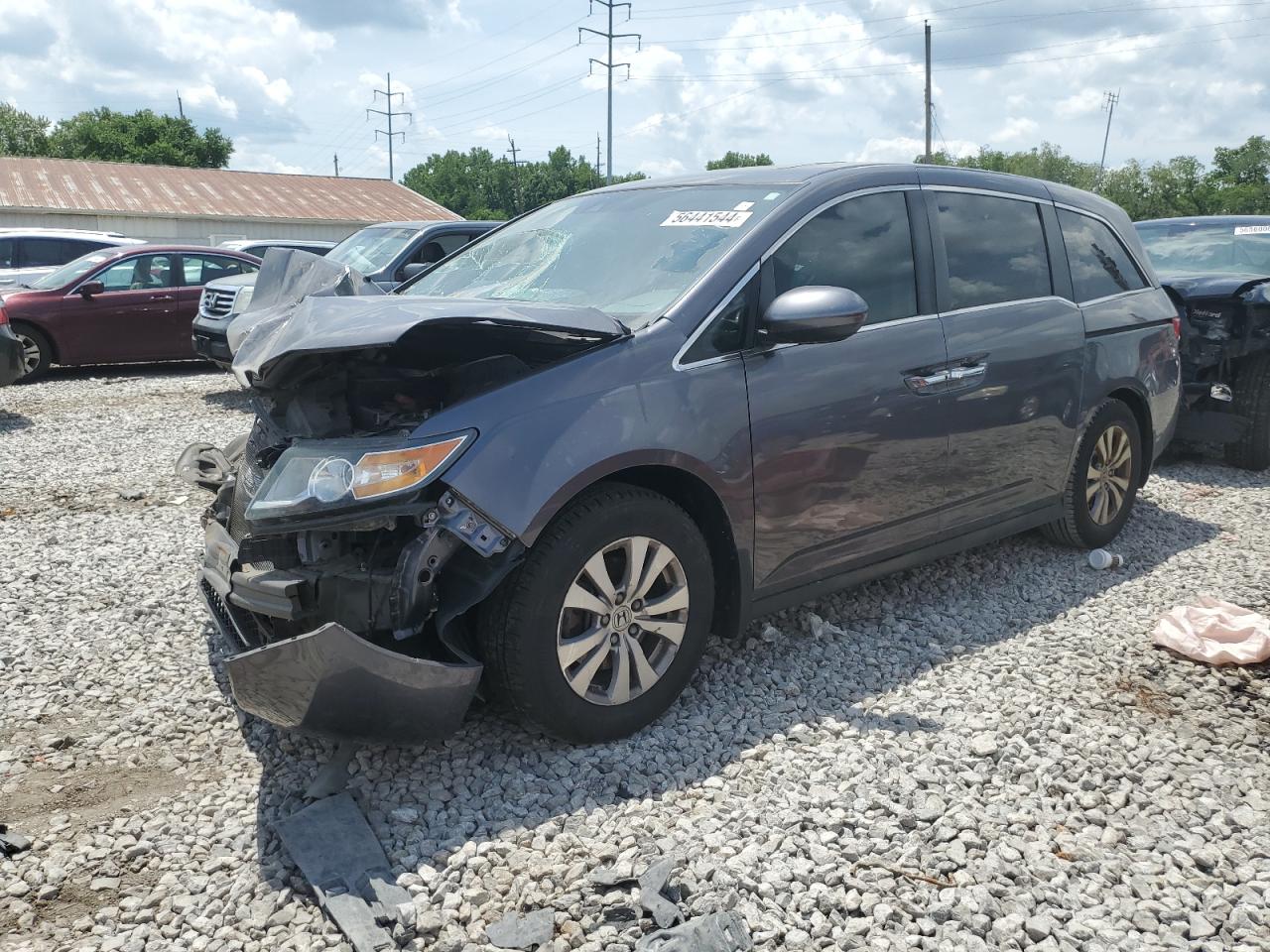 2015 HONDA Odyssey exl VIN 5FNRL5H60FB080186 photo 1