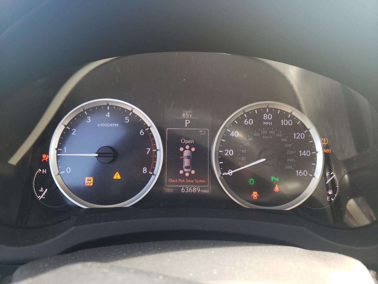 2016 Lexus Is VIN JTHBA1D28G5009614 photo 9