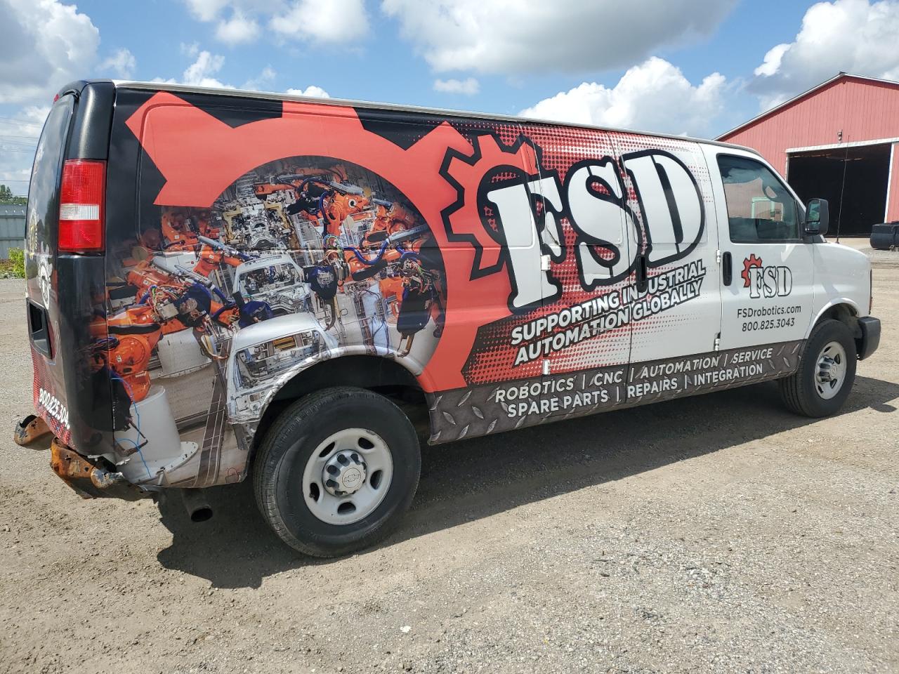 2015 CHEVROLET Express 2500 VIN 1GCWGGFF6F1244443 photo 3