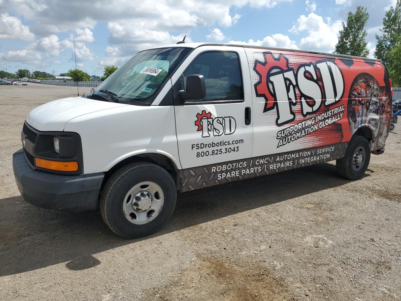 2015 CHEVROLET Express 2500 VIN 1GCWGGFF6F1244443 photo 1