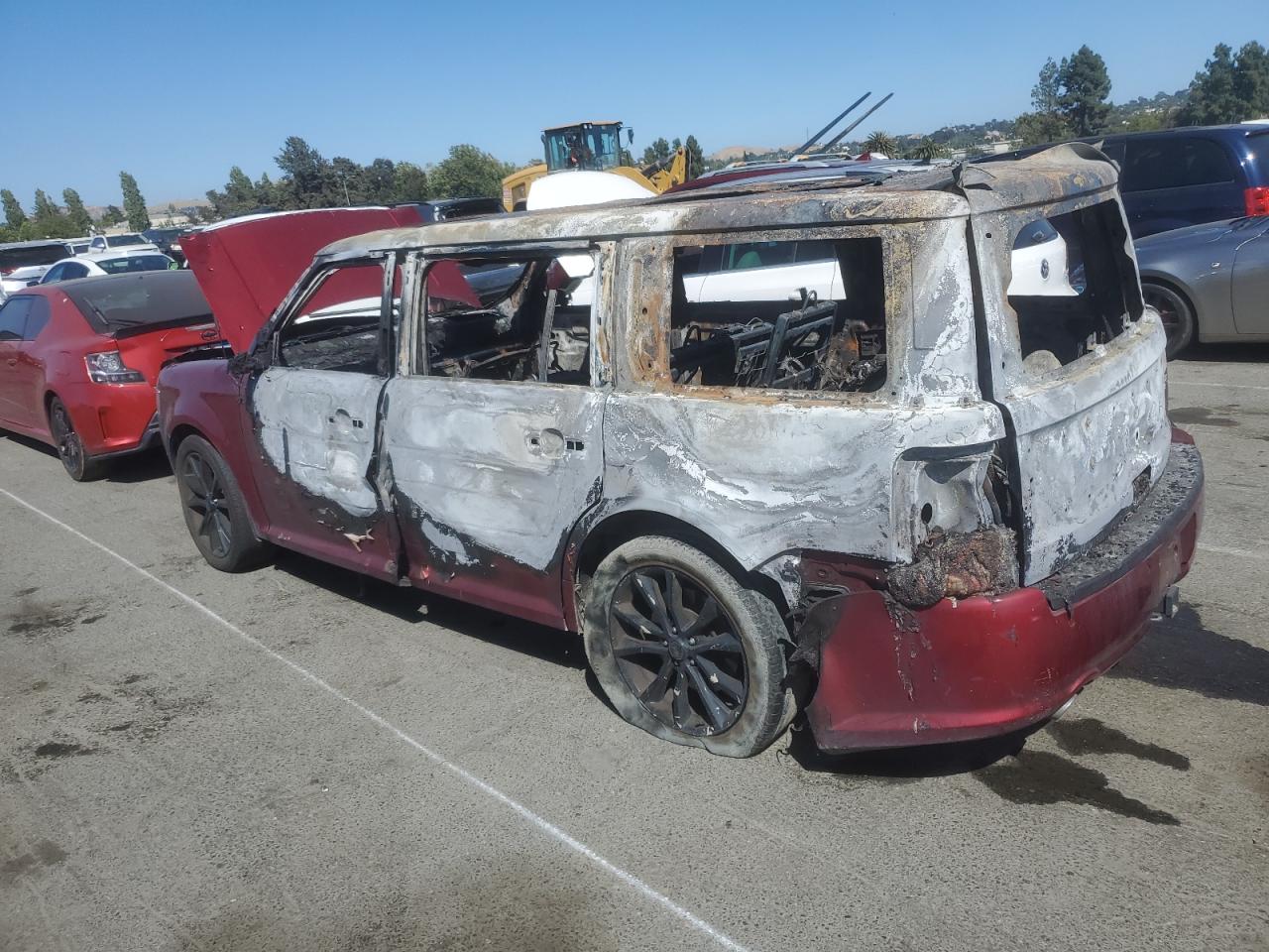 2018 FORD Flex VIN 2FMGK5C80JBA01555 photo 2