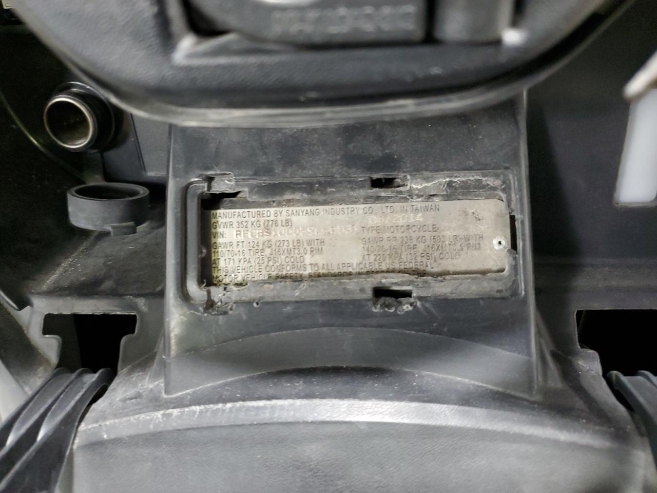 2015 SYM CITYCOM 300I VIN RFGBS1UD0FSLH0831 photo 10