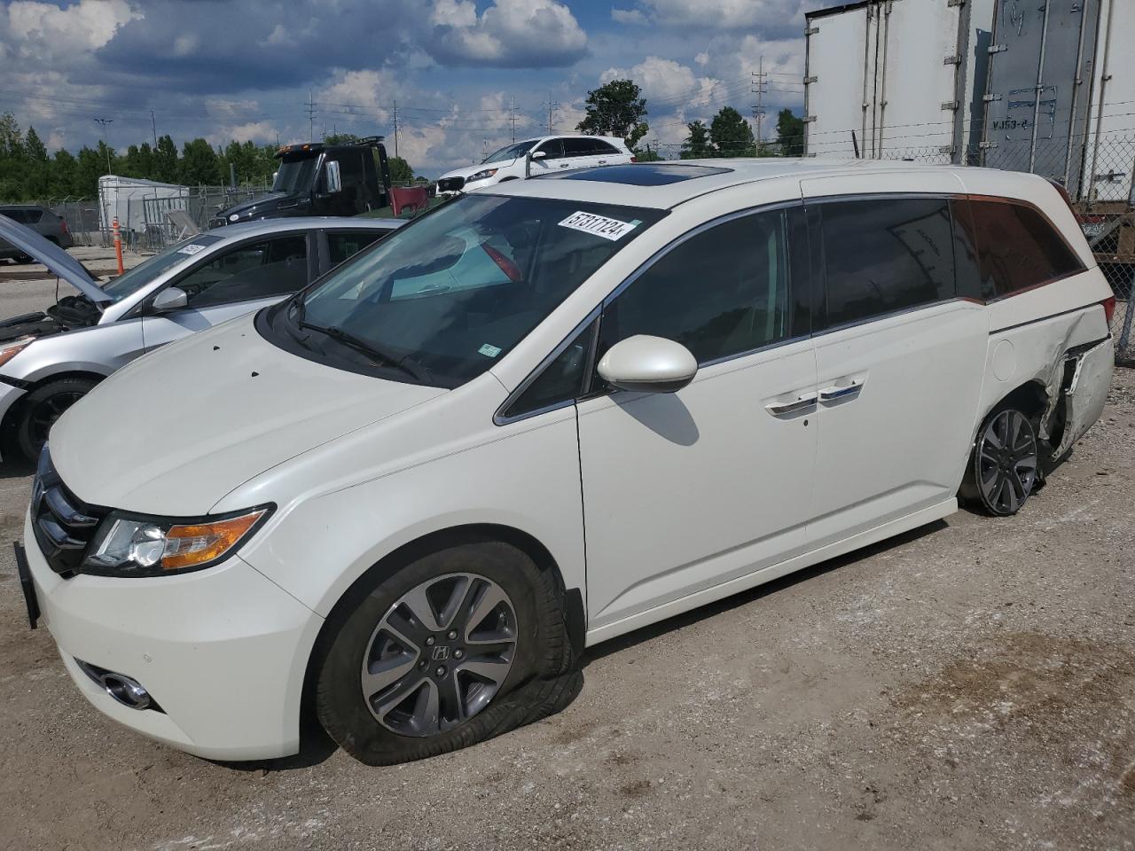 2014 HONDA Odyssey VIN 5FNRL5H97EB113807 photo 1