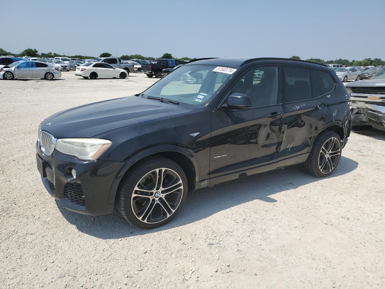 2016 BMW X3 VIN 5UXWX7C58G0K36734 photo 1