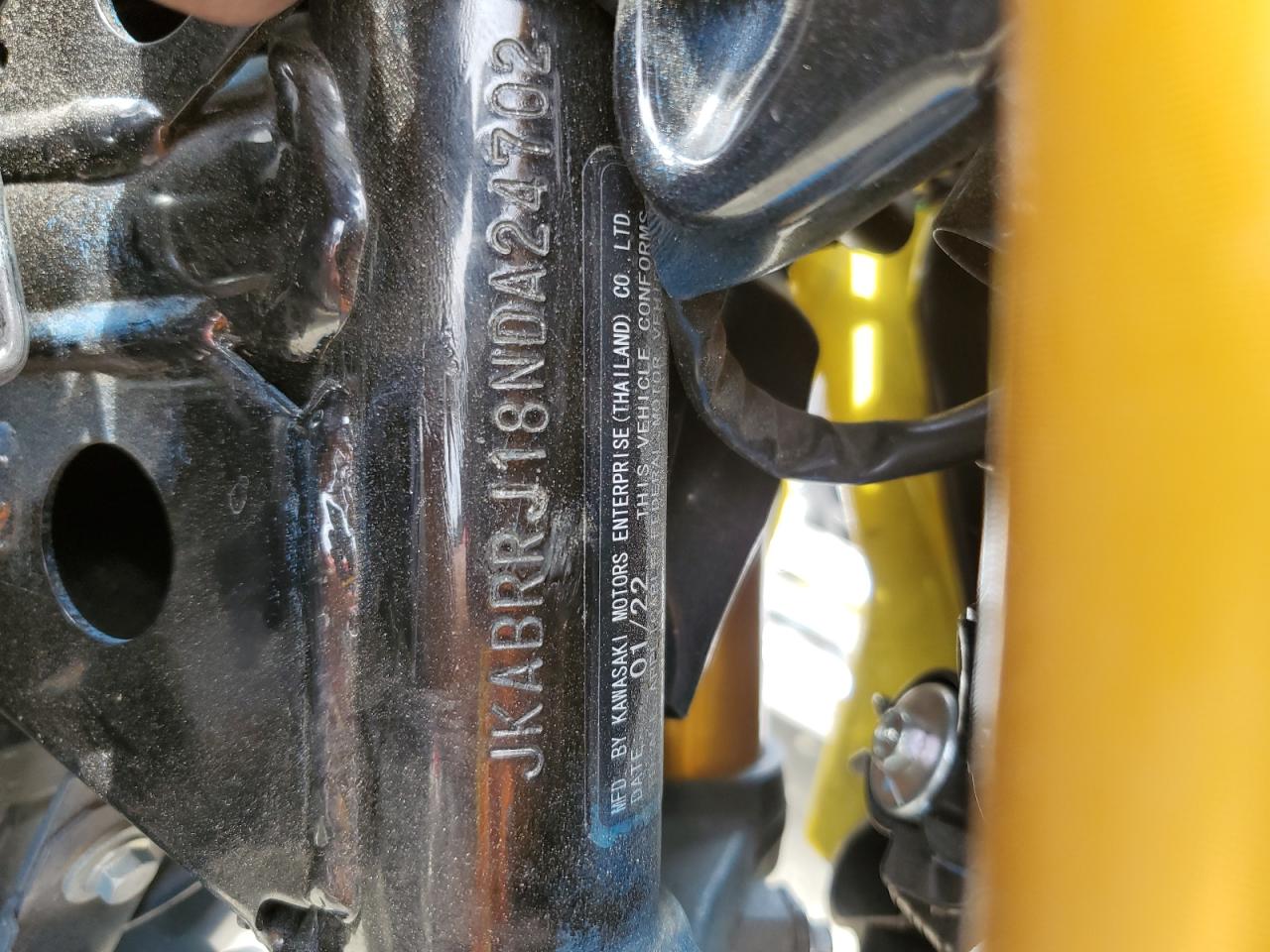 2022 KAWASAKI BR125 J VIN JKABRRJ18NDA24702 photo 8