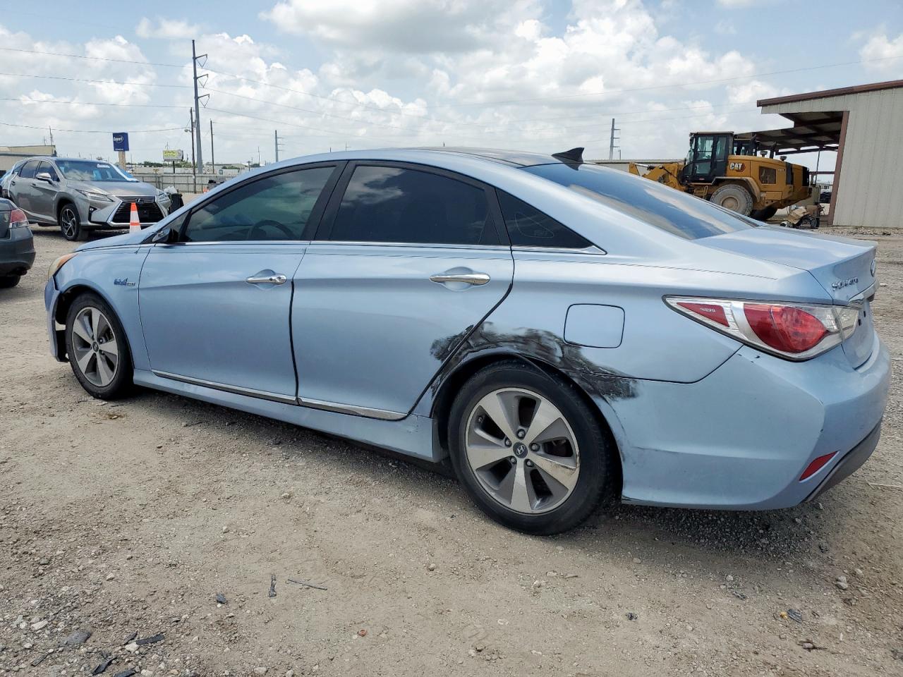 2012 Hyun Sonata VIN KMHEC4A41CA045531 photo 2