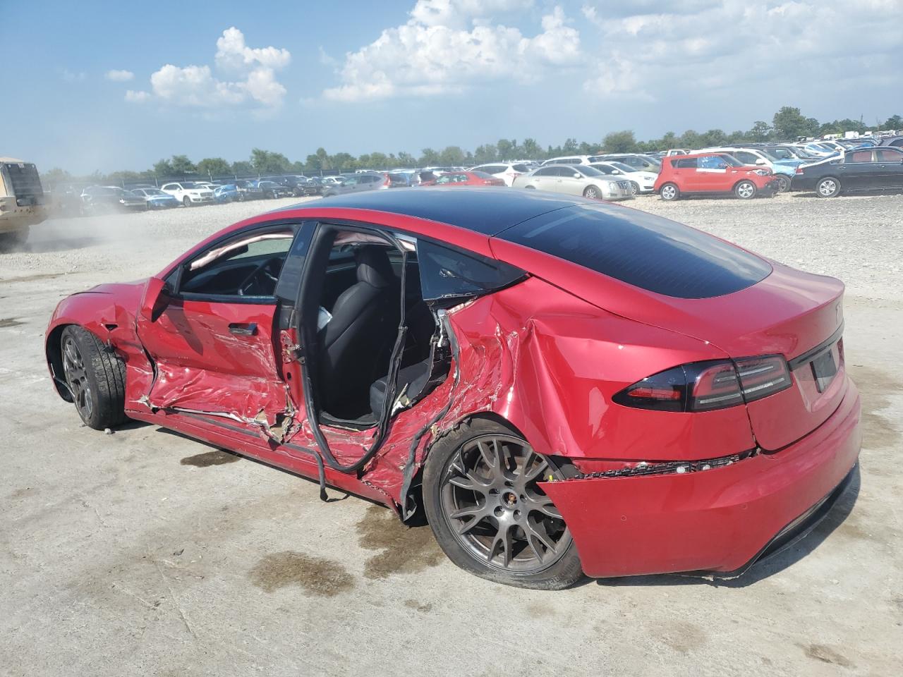 2022 Tesla Model s VIN 5YJSA1E5XNF480203 photo 2