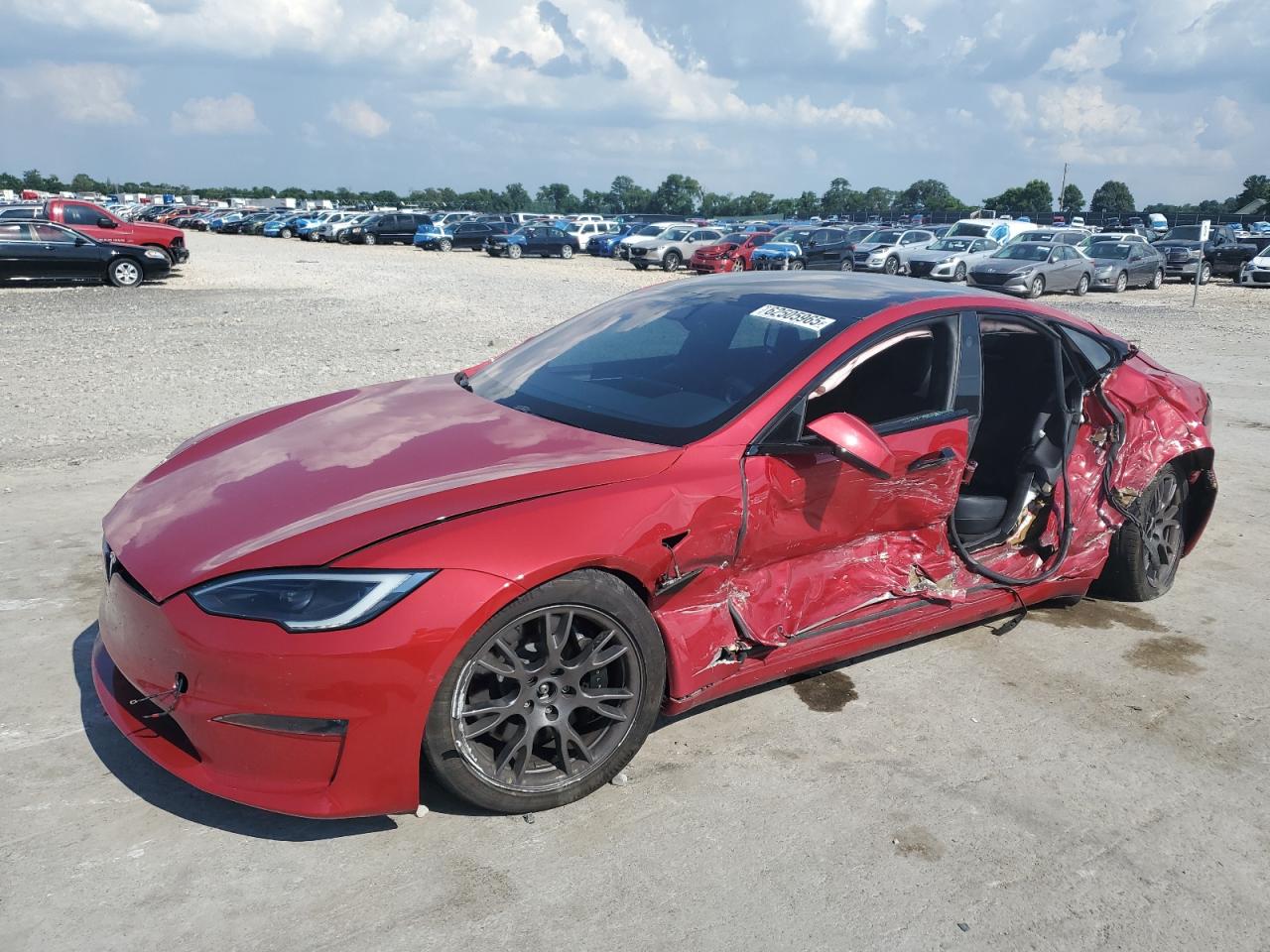 2022 Tesla Model s VIN 5YJSA1E5XNF480203 photo 1