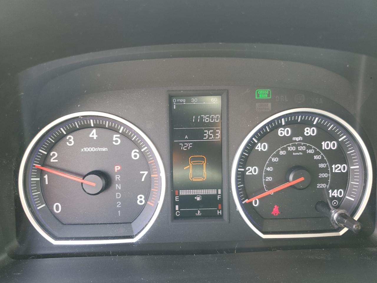 2008 Honda Crv VIN JHLRE487X8C036972 photo 9