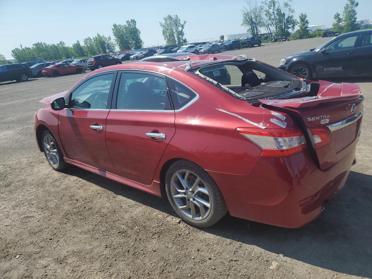 2014 NISSAN Sentra s VIN 3N1AB7APXEL655640 photo 2