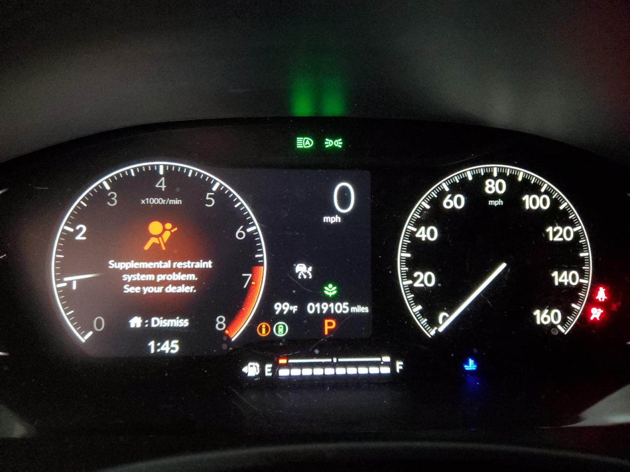 2024 Honda Civic VIN 2HGFE2F25RH587936 photo 9