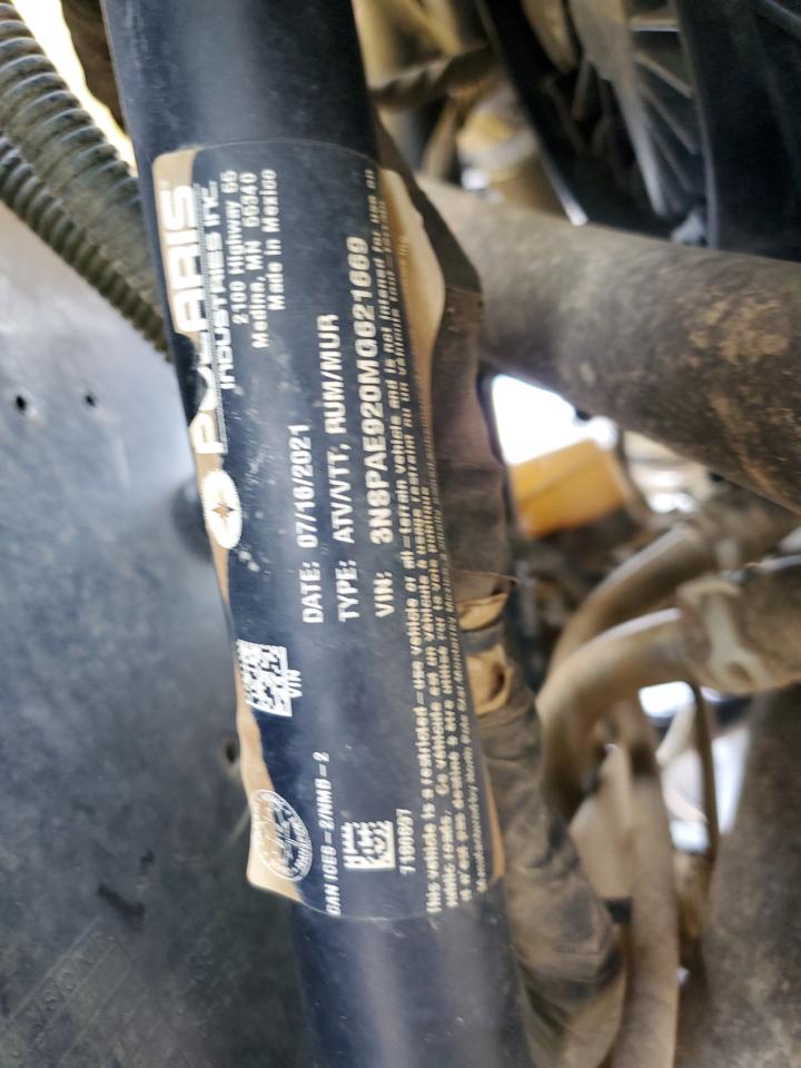 2021 Polaris Rzr turbo VIN 3NSPAE920MG621669 photo 9