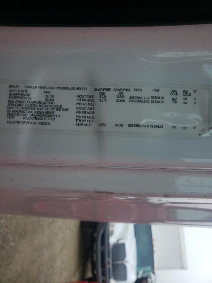 2021 FREIGHTLINER All other VIN 3AKJHHDR0NSMZ7171 photo 10