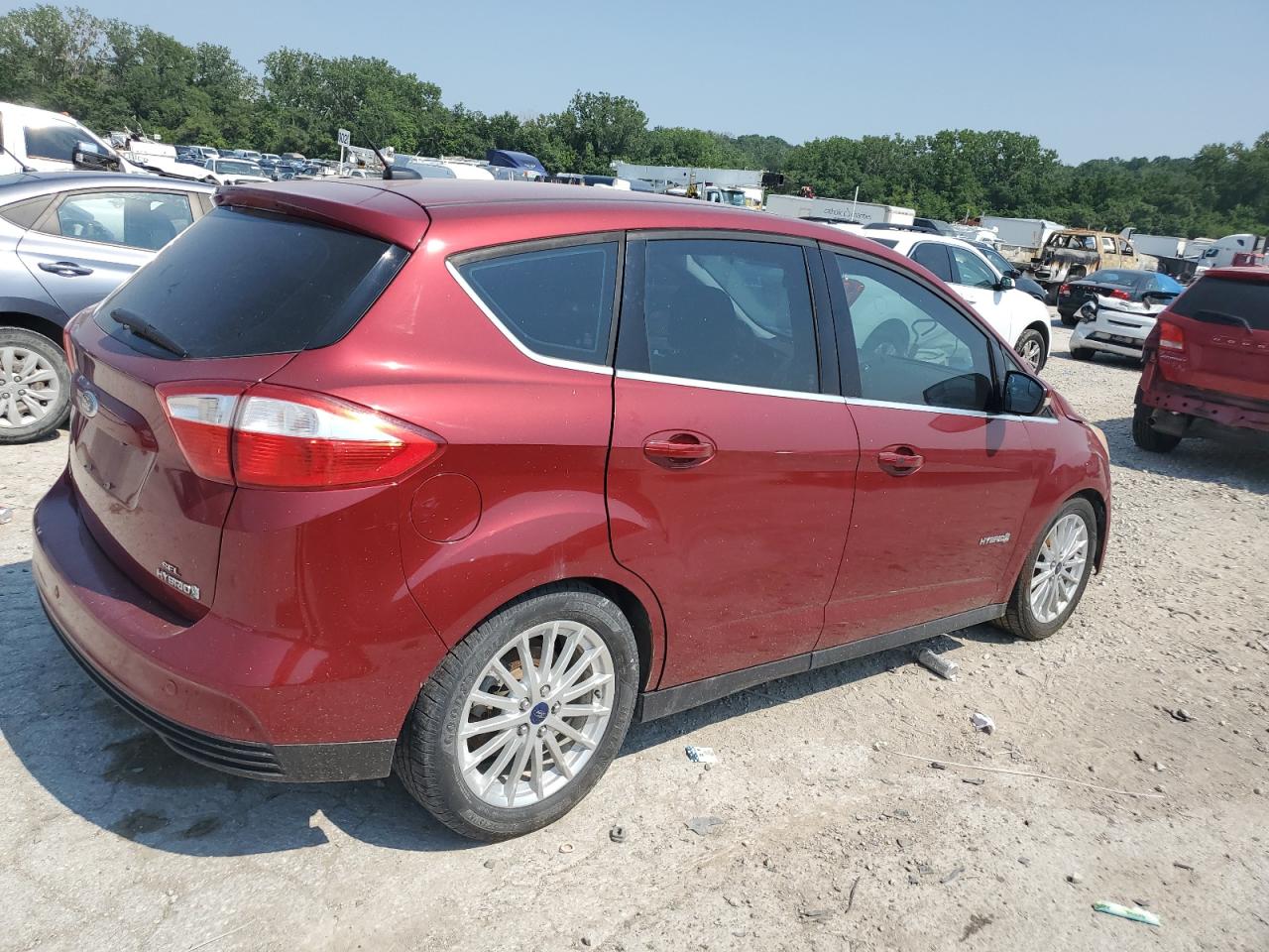 2014 Cmax VIN 1FADP5BU1EL507401 photo 3