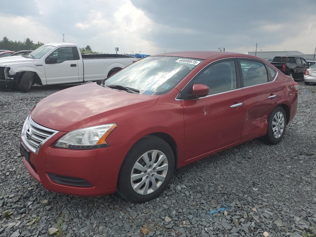 2014 Niss Sentra VIN 3N1AB7AP2EL647161 photo 1