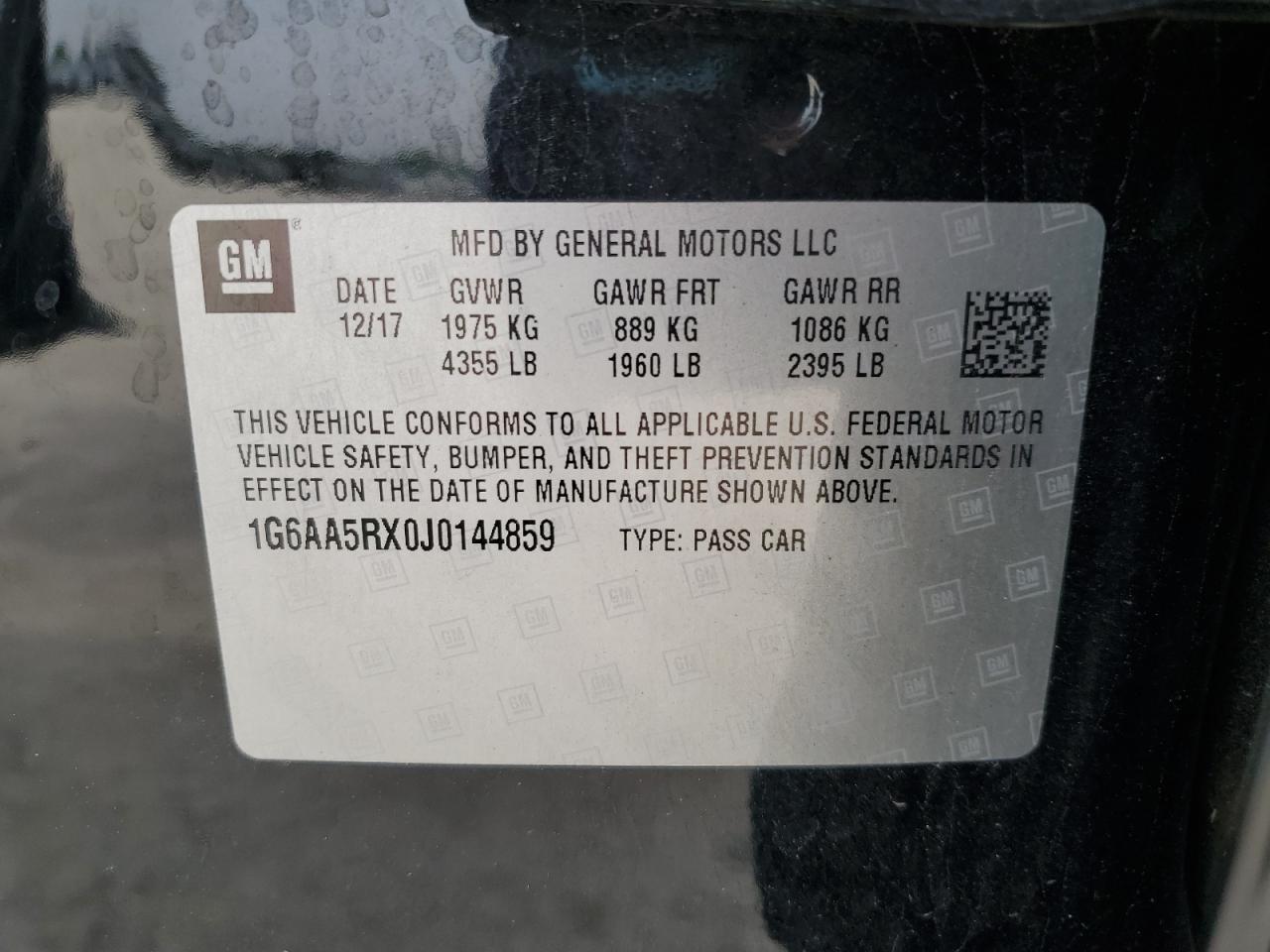 2018 CADILLAC Ats VIN 1G6AA5RX0J0144859 photo 12