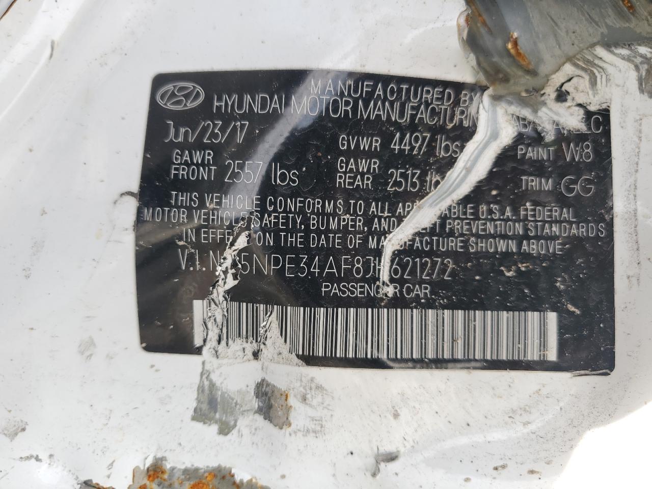 2018 HYUNDAI Sonata spo VIN 5NPE34AF8JH621272 photo 12