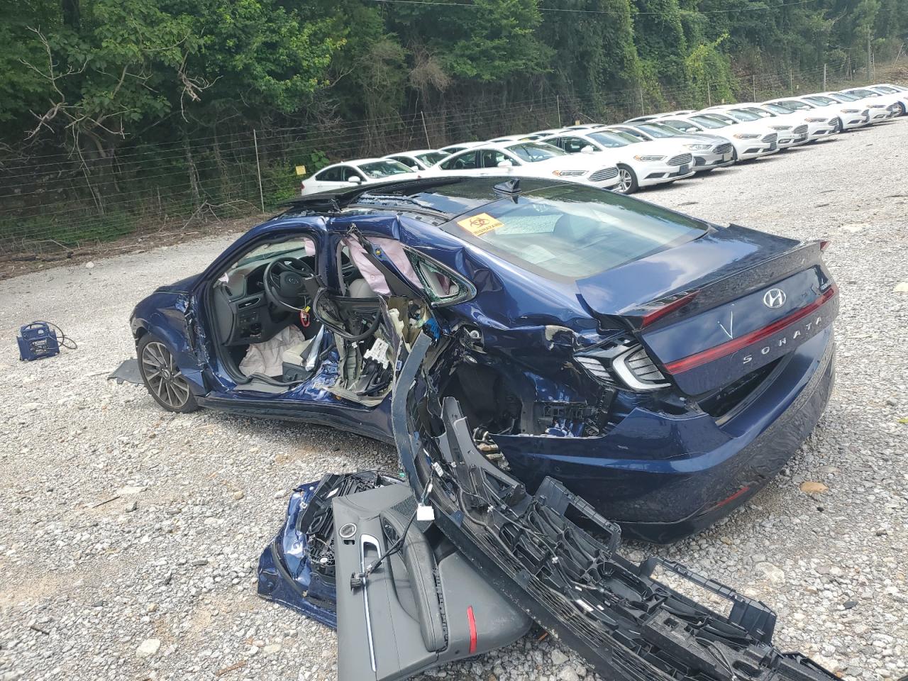 2022 Hyundai Sonata VIN 5NPEH4J22NH141734 photo 2