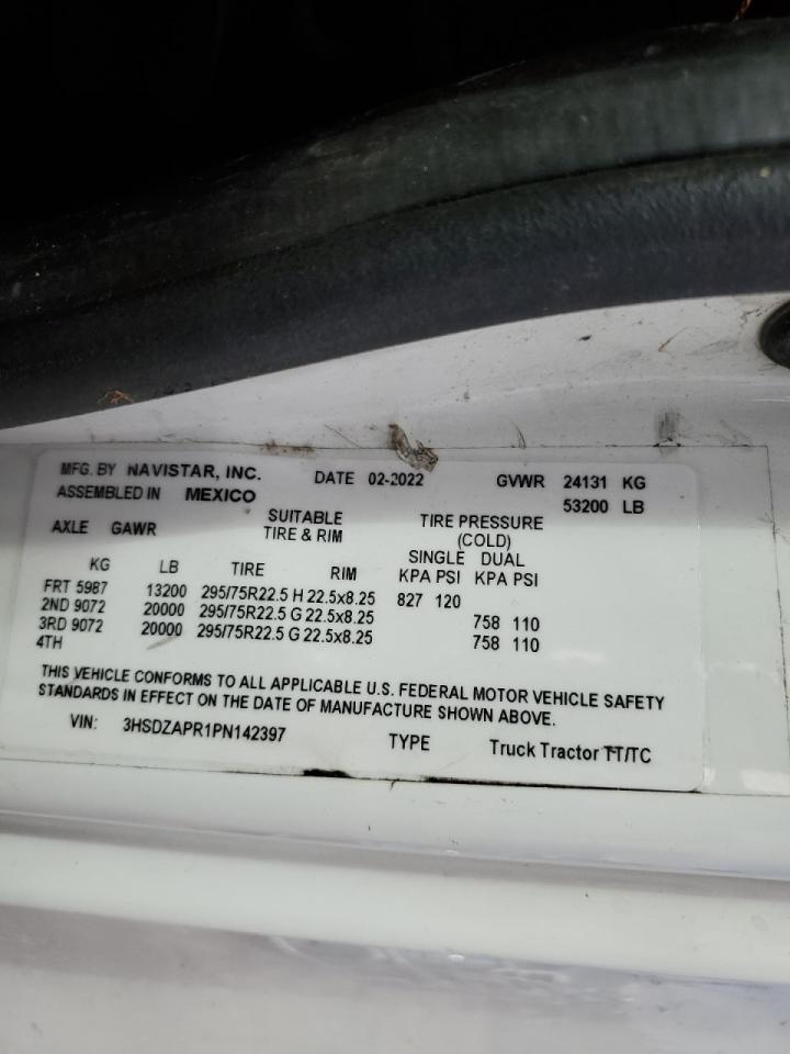 2023 International All models VIN 3HSDZAPR1PN142397 photo 10
