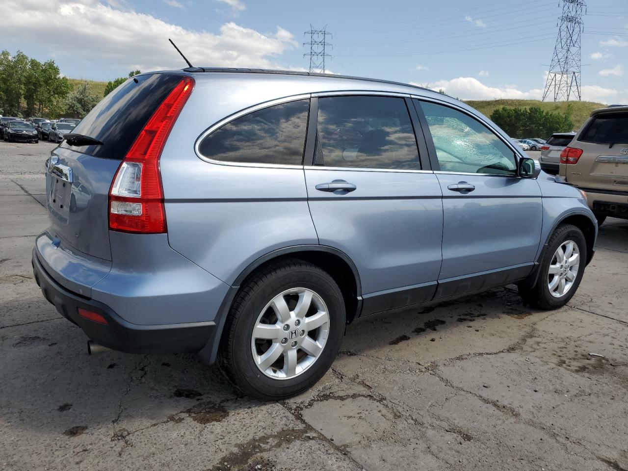 2008 Honda Crv VIN JHLRE487X8C036972 photo 3