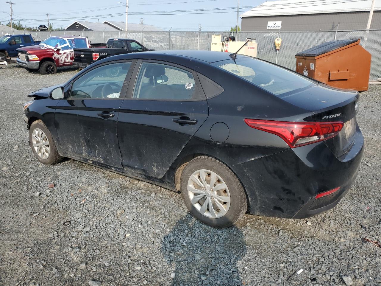 2019 HYUNDAI Accent VIN 3KPC24A33KE086051 photo 2
