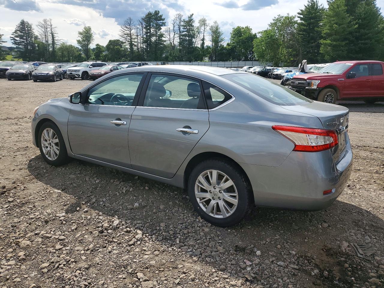 2013 Nissan Sentra VIN 3N1AB7AP1DL775650 photo 2