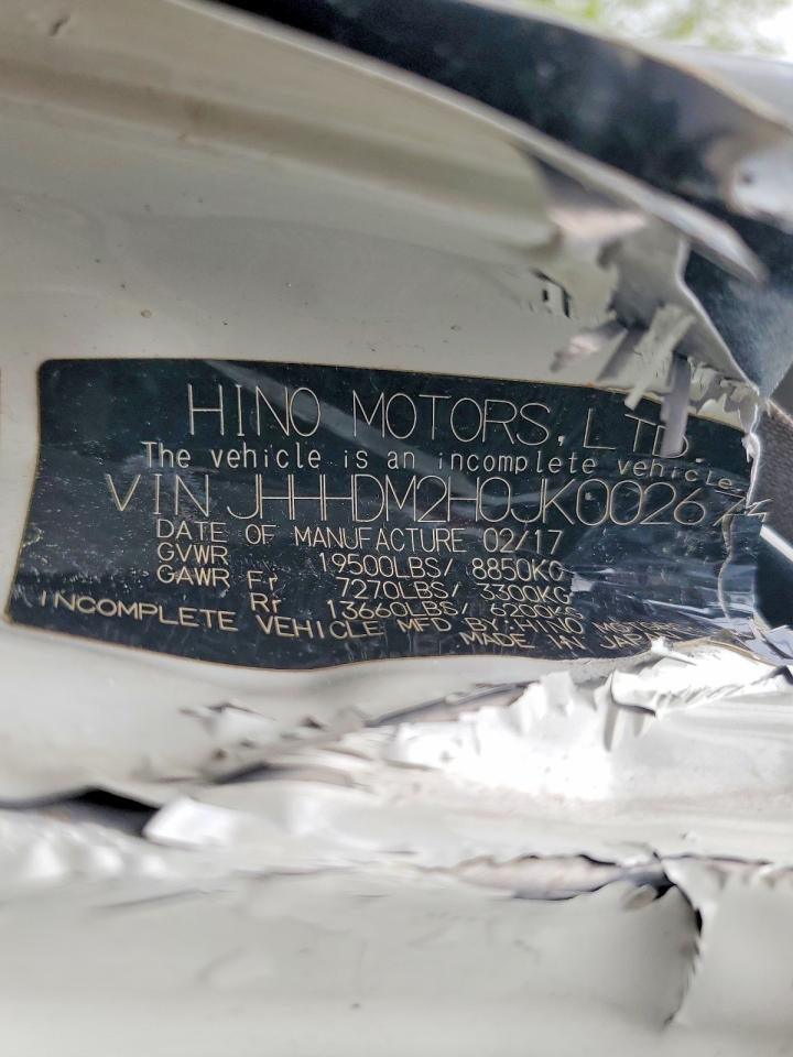 2018 HINO All other VIN JHHHDM2H0JK002674 photo 12