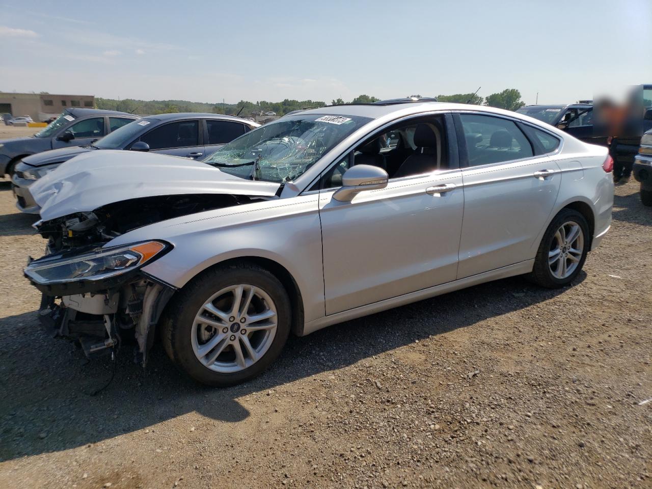2018 FORD Fusion se VIN 3FA6P0HDXJR260300 photo 1