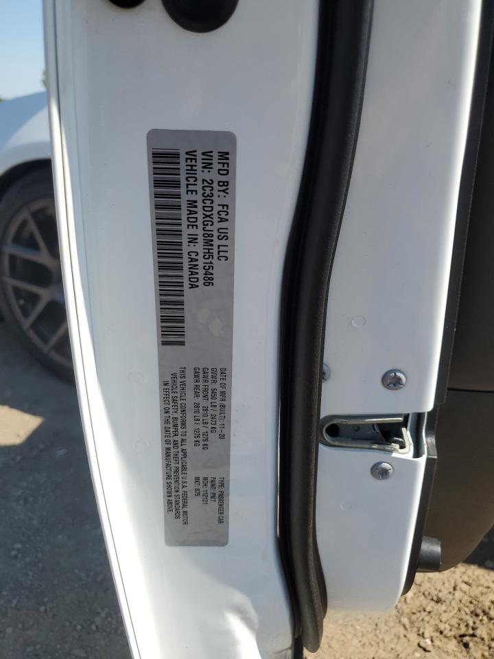 2021 DODGE Charger VIN 2C3CDXGJ8MH515486 photo 12