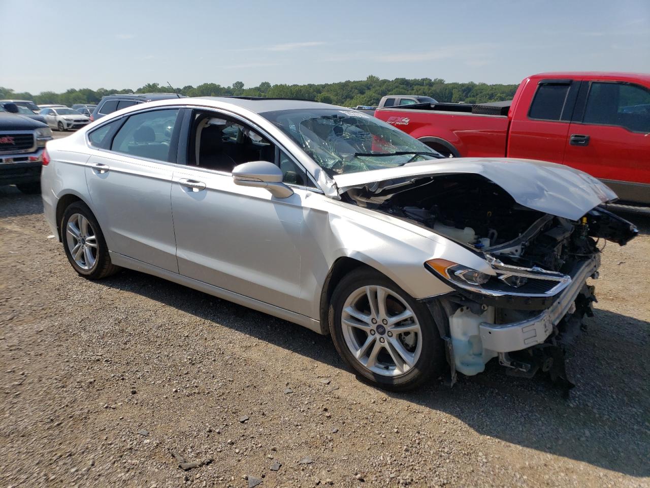 2018 FORD Fusion se VIN 3FA6P0HDXJR260300 photo 4