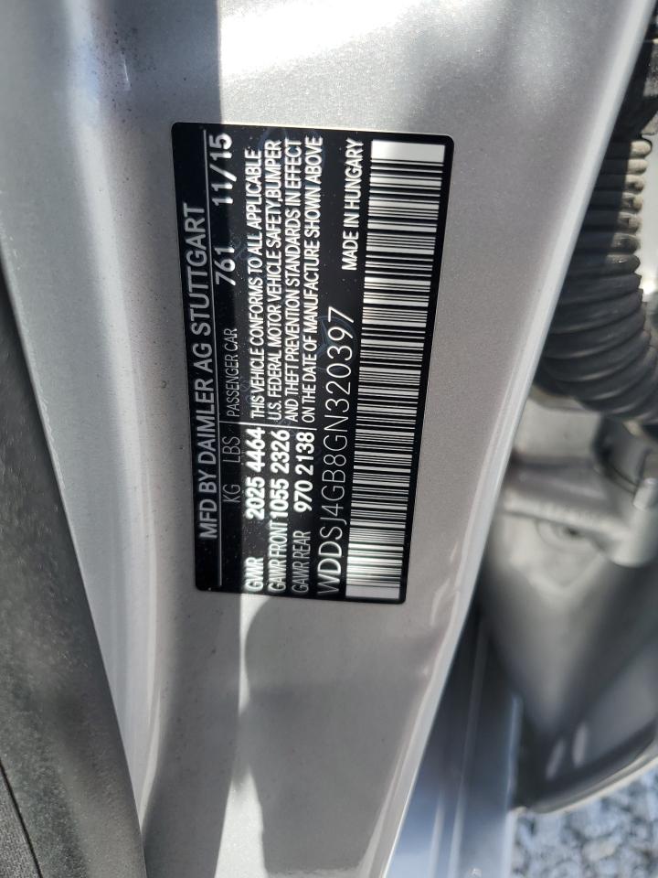 2016 MERCEDES-BENZ Cla-class VIN WDDSJ4GB8GN320397 photo 12