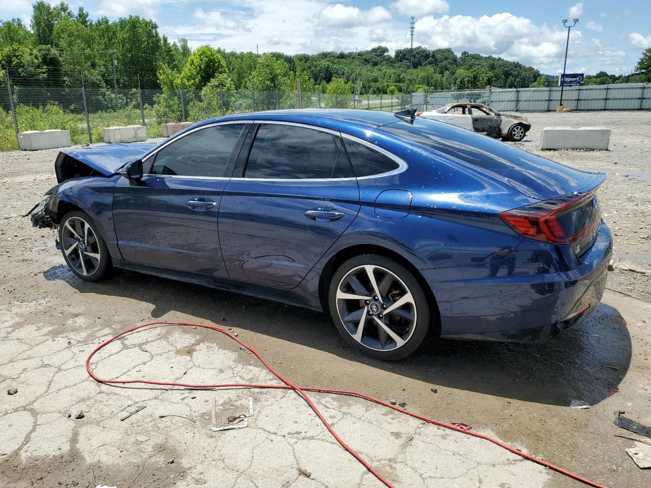2021 HYUNDAI Sonata VIN 5NPEJ4J29MH075413 photo 2