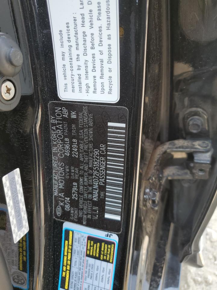 2015 Kia Cadenza VIN KNALN4D72F5182290 photo 12