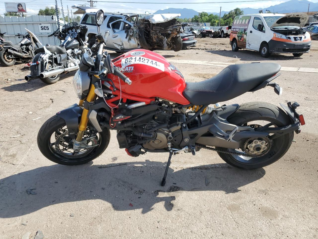 2016 Ducati Monster 1200 S VIN ZDM1RBSW2GB022754 photo 3