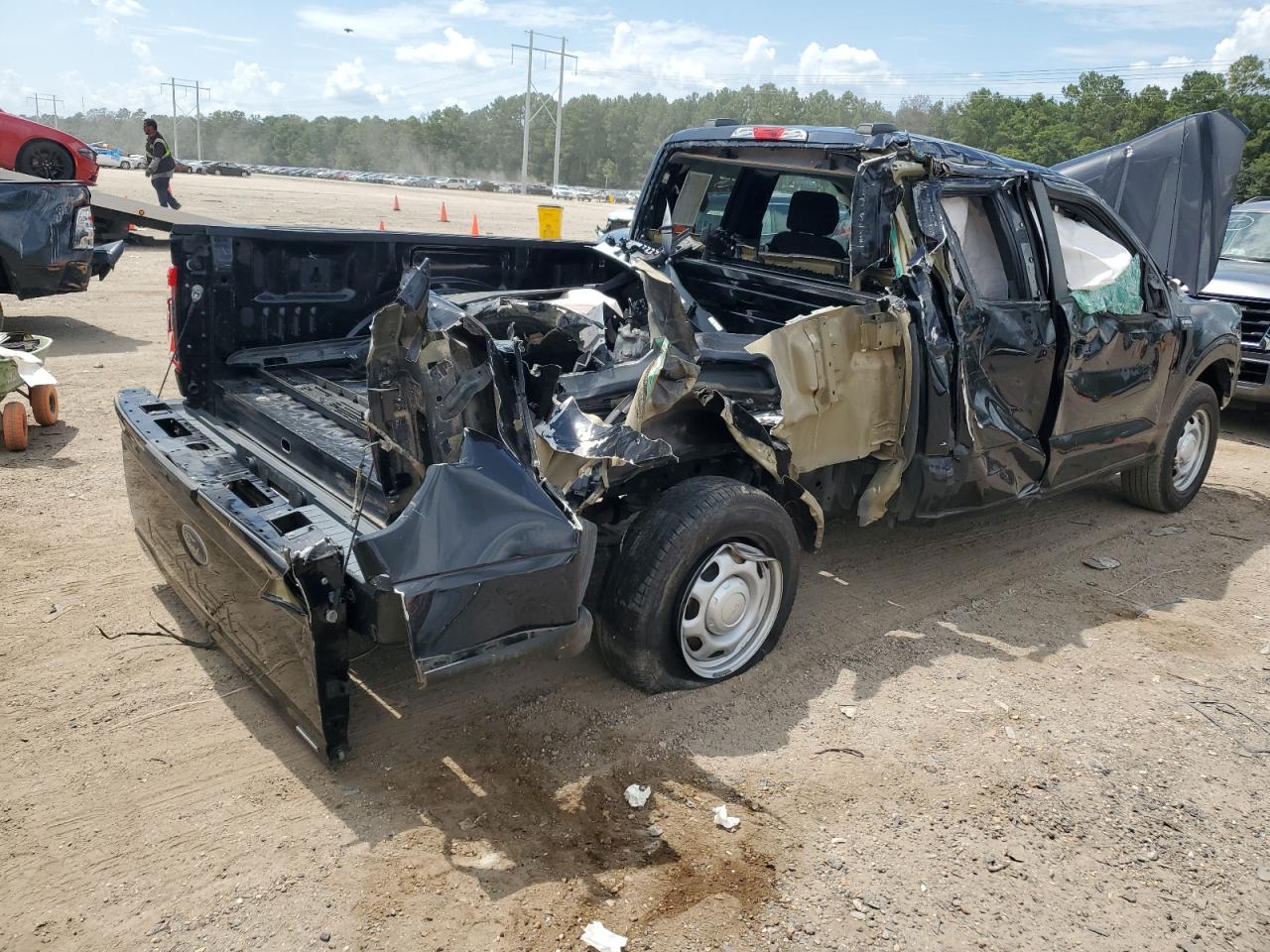 2021 FORD F-150 VIN 1FTEX1CP7MKD79623 photo 3