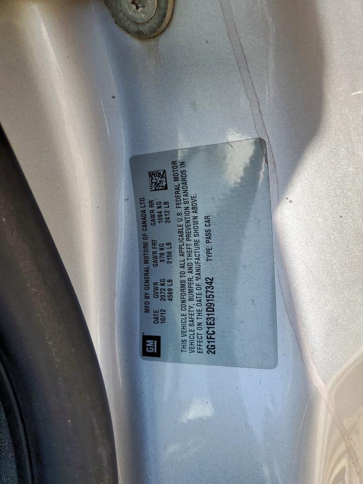 2013 CHEV Camaro VIN 2G1FC1E31D9157342 photo 12
