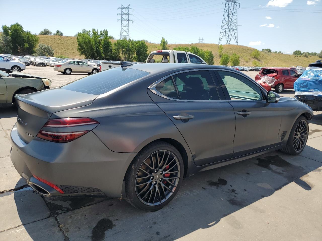 2022 Genesis G70 launch VIN KMTG14TE9NU081415 photo 3