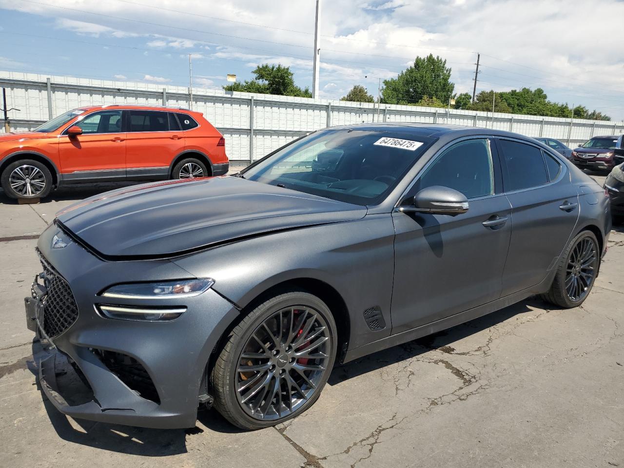 2022 Genesis G70 launch VIN KMTG14TE9NU081415 photo 1