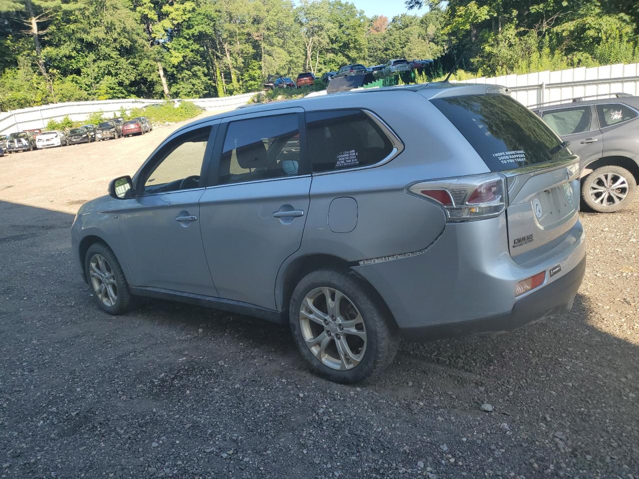 2014 Mitsubishi Outlander VIN JA4JZ4AX0EZ011025 photo 2