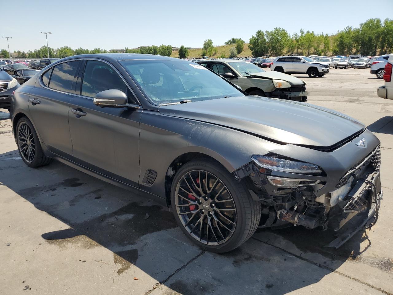 2022 Genesis G70 launch VIN KMTG14TE9NU081415 photo 4