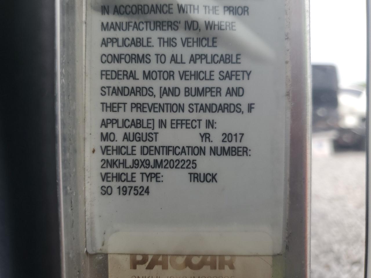 2018 KENWORTH All other VIN 2NKHLJ9X9JM202225 photo 10