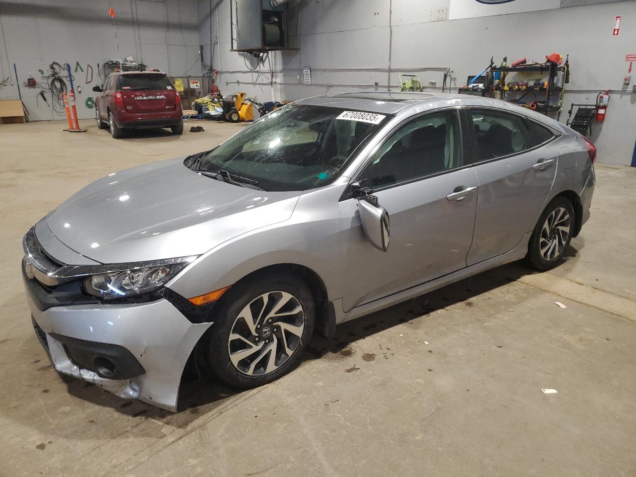 2018 HONDA Civic ex VIN 2HGFC2F83JH004844 photo 1
