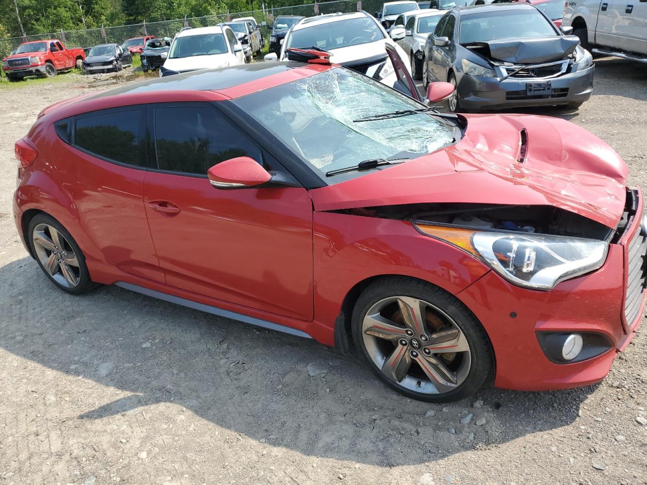 2015 HYUNDAI Veloster VIN KMHTC6AE2FU218987 photo 4