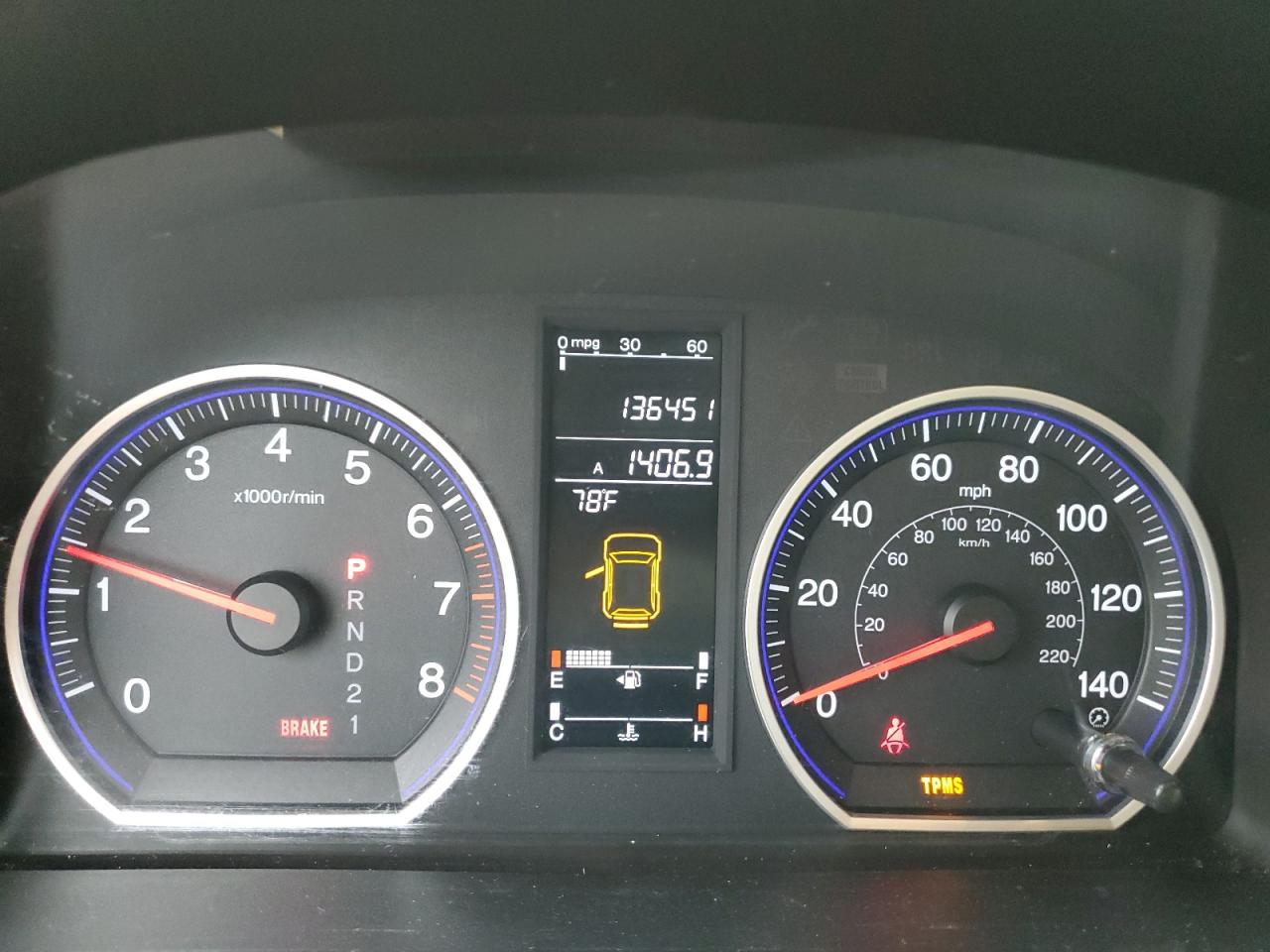 2007 HONDA Crv VIN JHLRE48547C029884 photo 9