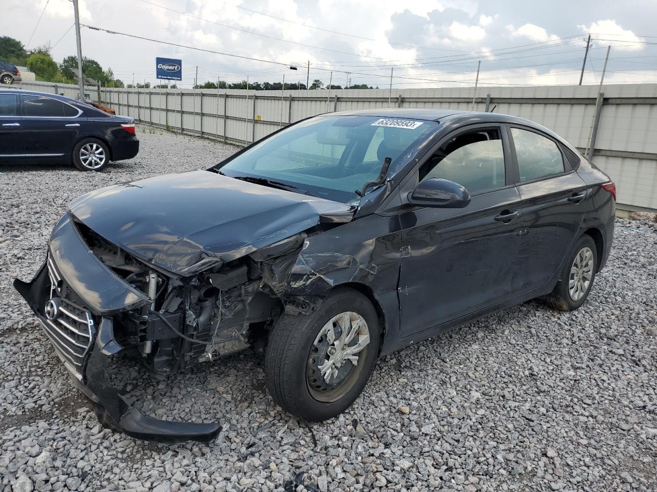 2021 HYUNDAI Accent VIN 3KPC24A63ME134838 photo 1