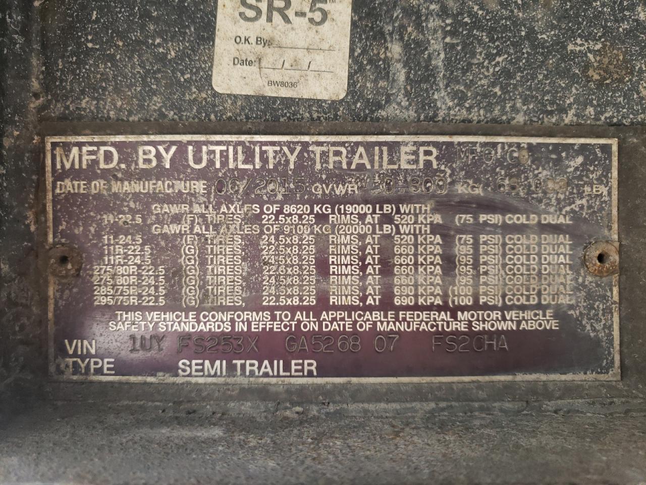 2016 UTILITY Trailer VIN 1UYFS253XGA526807 photo 10
