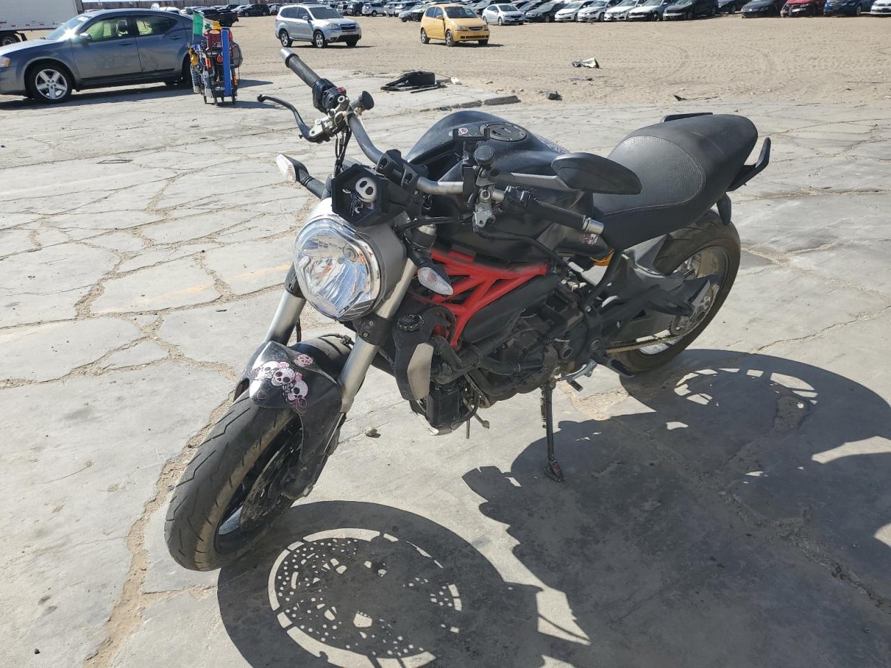 2016 DUCATI Monster VIN ZDM1RBSV0GB019600 photo 2