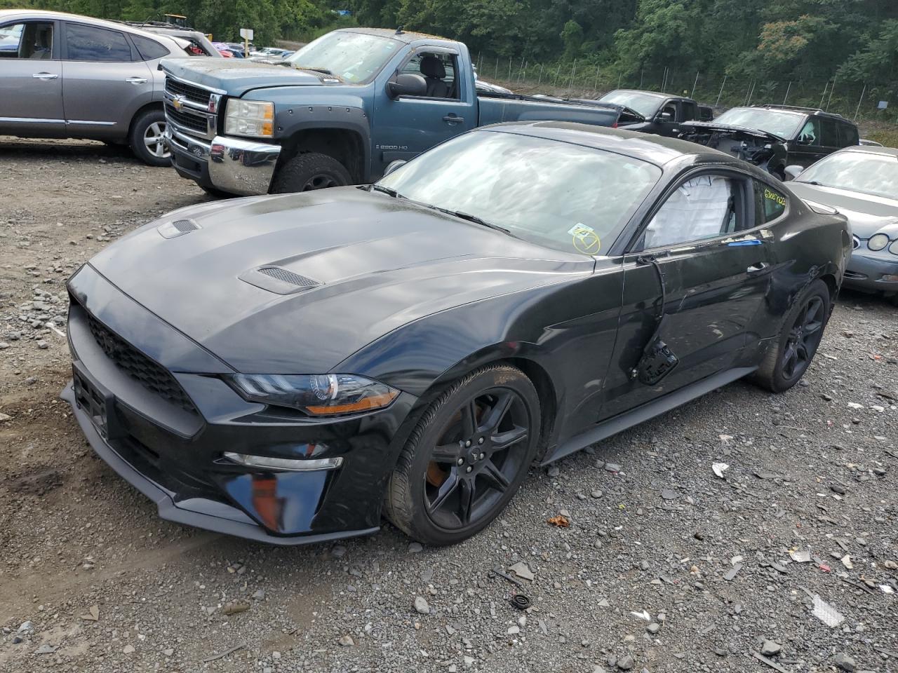 2019 FORD Mustang VIN 1FA6P8TH2K5180390 photo 1